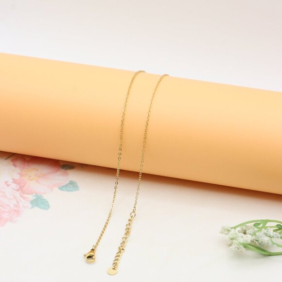 "Colorful Stone Drop Bar Pendant Necklace, XPNL0307 - Picture 13 of 13